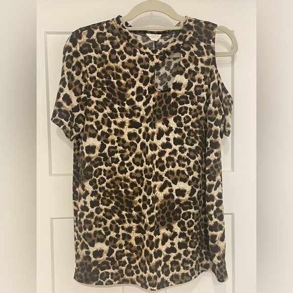 143 Story Animal Print Top - Picture 1 of 5